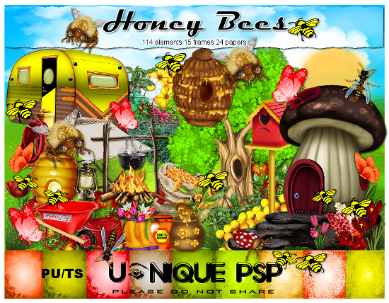 Honey Bees - Click Image to Close